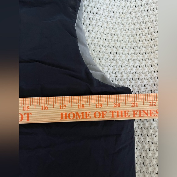 Vintage Men’s Ralph Lauren Black/Gray Reversible Vest, Nylon & Cotton; Size M - Picture 11 of 12